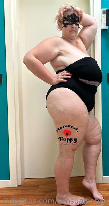 trying on my new swimsuit…