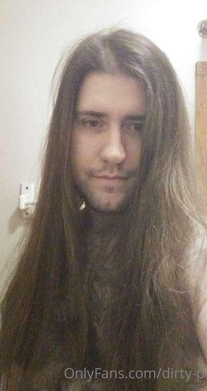 My hair is so long it covers my nipples now