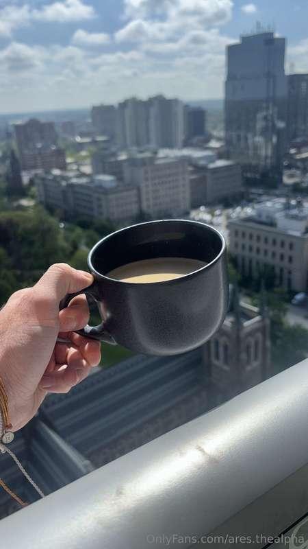First morning in my new place🥵
