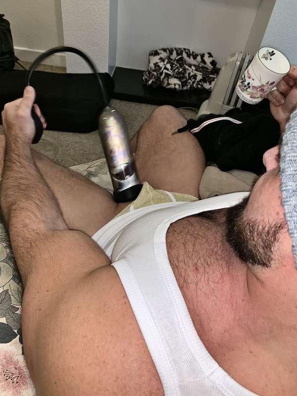 He’s been pumping on the job!!