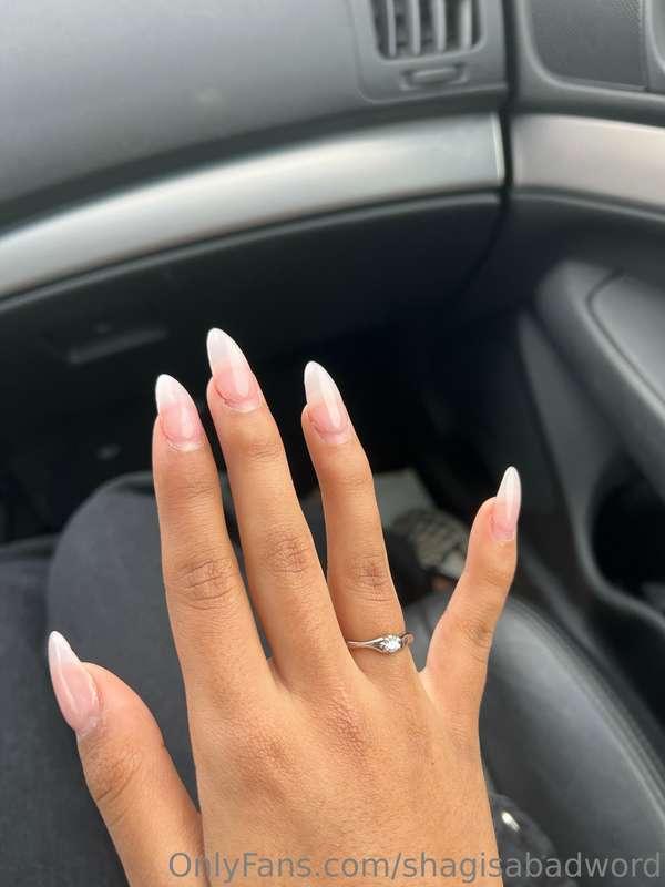 My nails are growing out and I literally just closed the car..