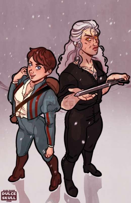 Fanart - Geralt and Jaskier