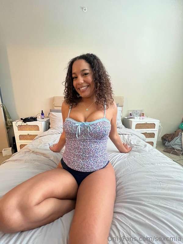 this bed fits two...wanna apply? 😈💌