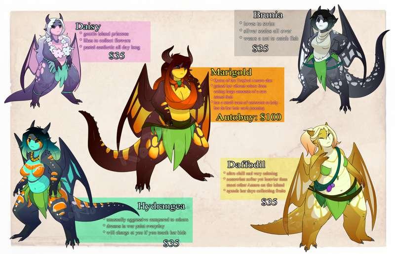 Tropical Amaru Adoptables!