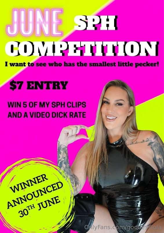 🔎 JUNE SPH COMPETITION 🔎 ❗️WINNER GETS 5 OF MY SPH CLIPS AND..