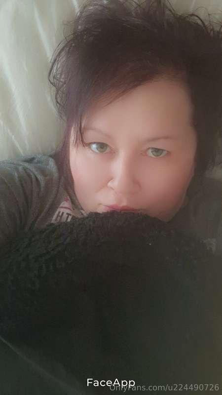 All snuggled up, wanna join? Xx