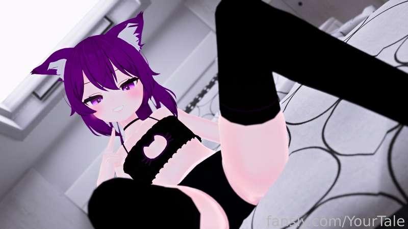 Yes!! I'm on your bed~ What chu gonna do about it? :3

I'm LIVE on Twitch, keep me company! https://www.twitch.tv/taletrap


| #vrchat | #VR | #cute | #vtuber | #vrc | #innocent | #petite | #HD | #fyp | #lewdtuber | #3d |#yourtale |#purple | #smallboobs | #lovely | #romantic | #heat | #wet | #lingerie | #neko | #free |