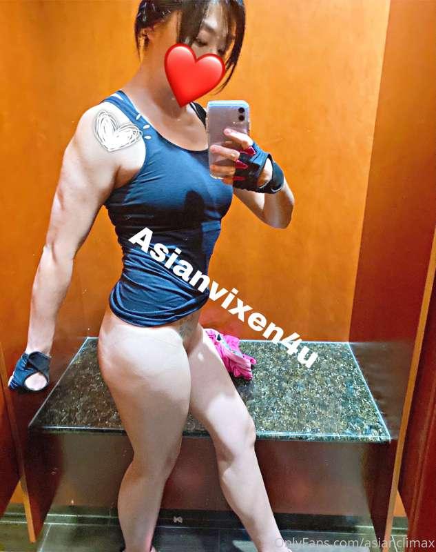 I look totally different with a pump in the gym