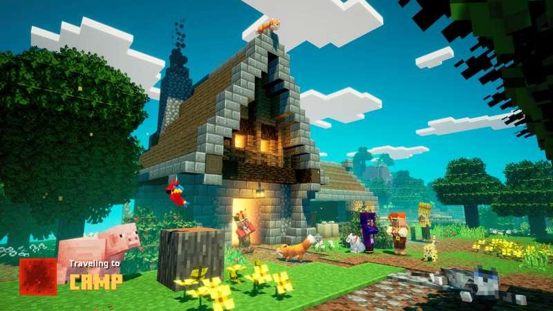 The Home - Adding mc dungeons references  - Behind the scenes
