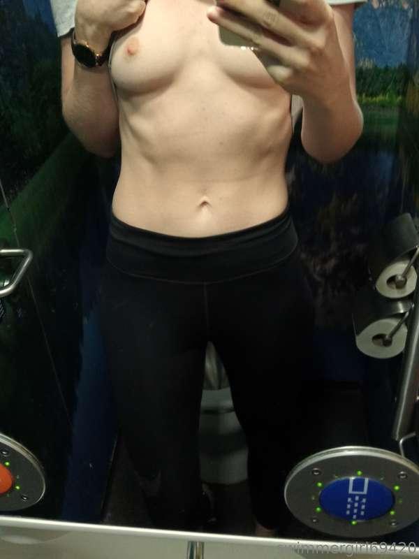 Maybe me flashing in different bathrooms is going to be my E..