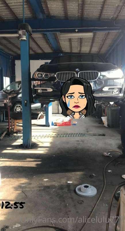 Your mistress had a bad day. In the morning my car was broke..