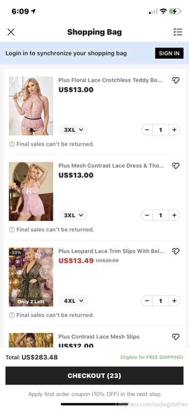 Anyone wanna purchase me some new lingerie? Sponsor an outfi..