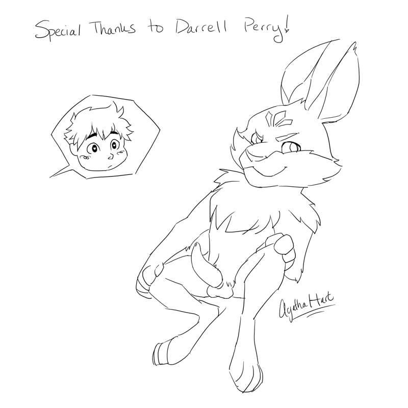 Monthly Doodle for Darrell Perry!