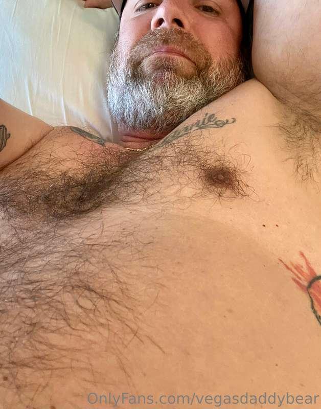 Nuzzle in dads fur