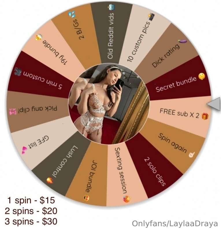 ***NNN Spin the Wheel*** 🍂

*I’ve heard holding your load br..