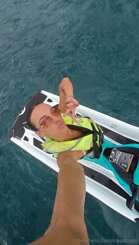 jet skiing my way through 🤍