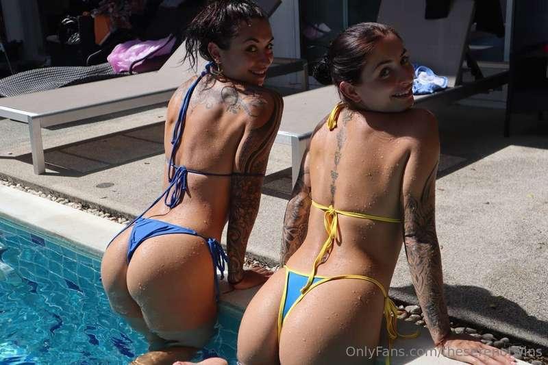 Be honest with us, if you saw us in the pool like this, woul..