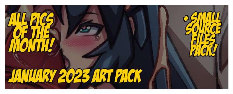 January 2023 - Art Pack + Small Source pack!
