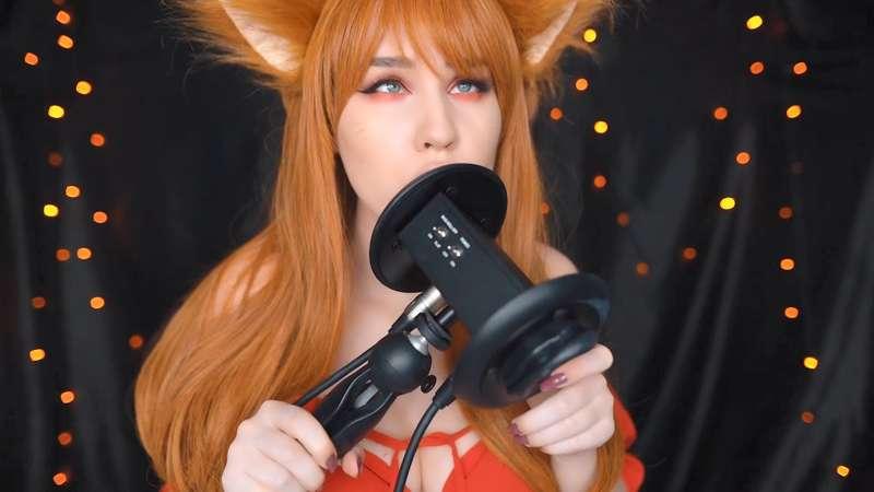 NEW VIDEO: ASMR Crazy Kitsune 🦊 Ear L❣cking, Ahegao