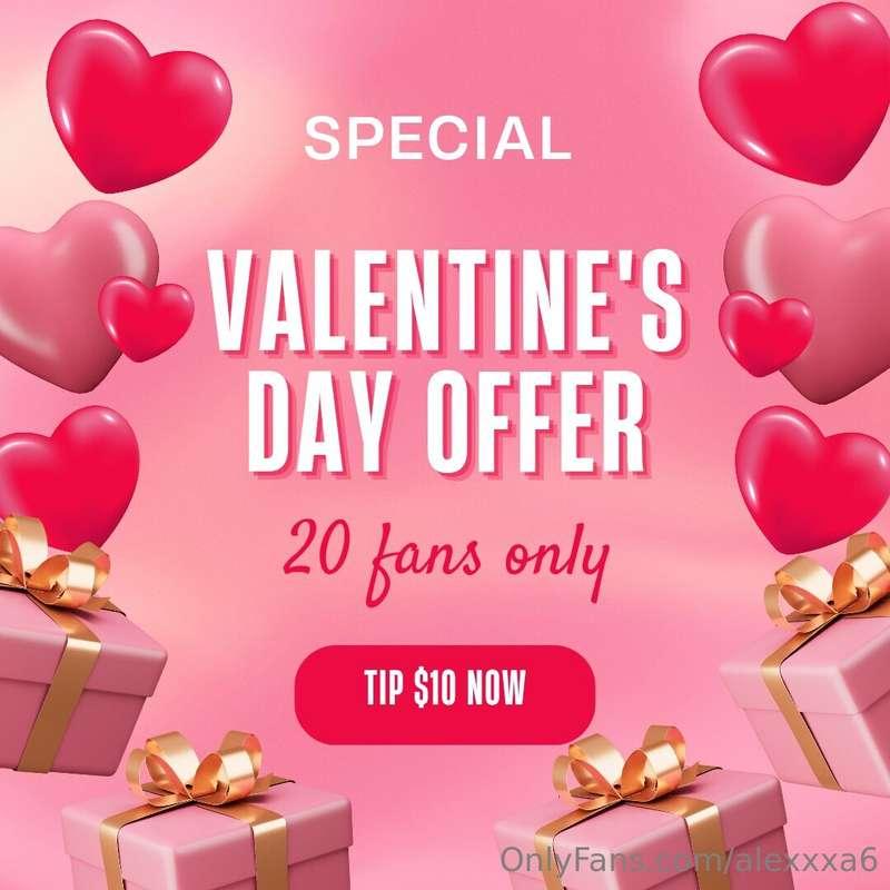 ## 💌 𝐕𝐀𝐋𝐄𝐍𝐓𝐈𝐍𝐄'𝐒 𝐃𝐀𝐘 𝐒𝐀𝐋𝐄! 💞 ✅ 𝘓𝘪𝘮𝘪𝘵𝘦𝘥 𝘴𝘱𝘰𝘵𝘴 !!!  ¿Will you ..