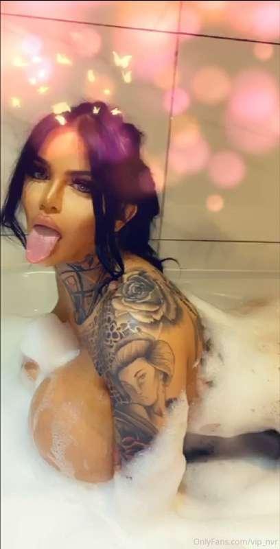 Mouth open ready for you daddy