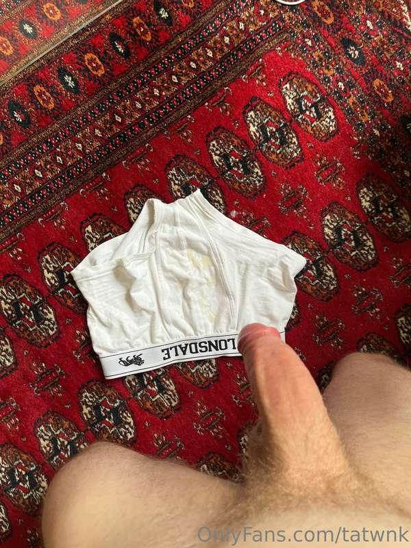 anybody wants my cum-filled 💦 underwear? selling them 😉