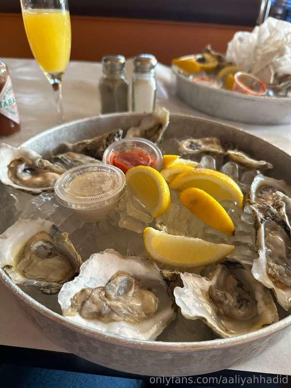 I can eat oysters 'till the day I die🤤