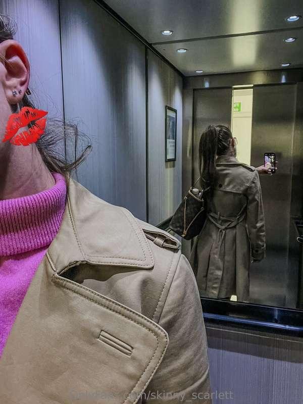 Would you kiss me here if we were in an elevator together?