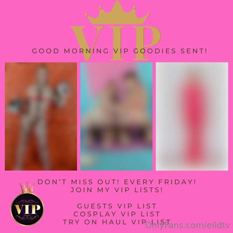 If you missed out this morning, sorry! Let me know what list..