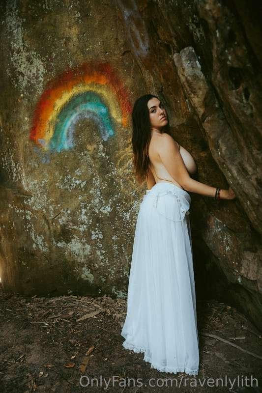 the rocks were the coldest part of the day, my nipples were ..
