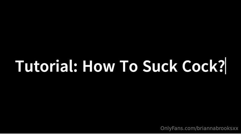 How to suck cock tutorial 📚 I have had so much fun making so..