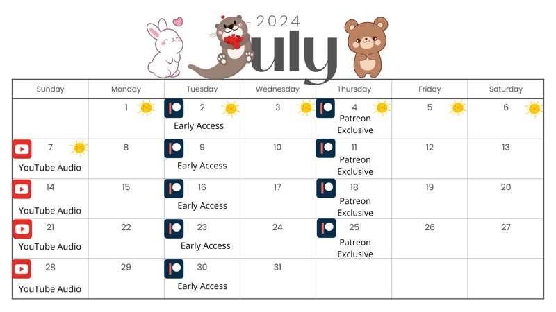 July Calendar!