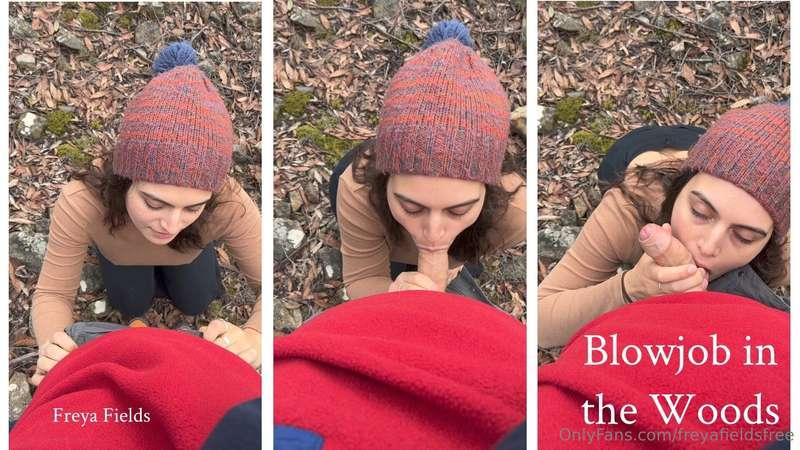 "Blowjob in the Woods"

Here's a cheeky little blowjob video..