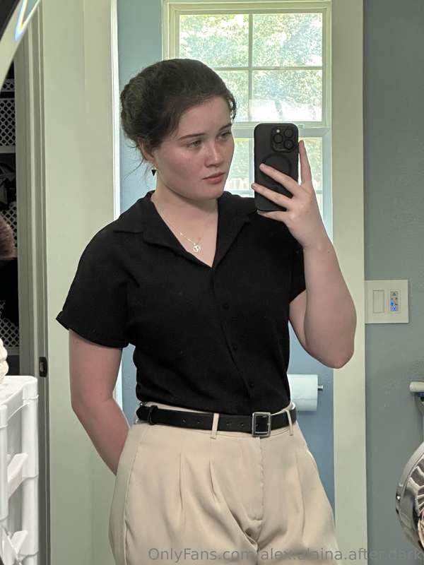 Alex looks absolutely radiant in her new outfit - but I thin..