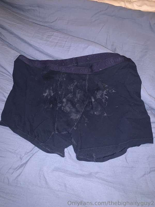 Just sent out theses nasty cum filled underwear. Who’s next?
