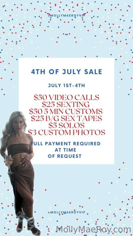 🧨 4th of July Sale **starts now!** 🧨
💥 $50 5 minute video ca..