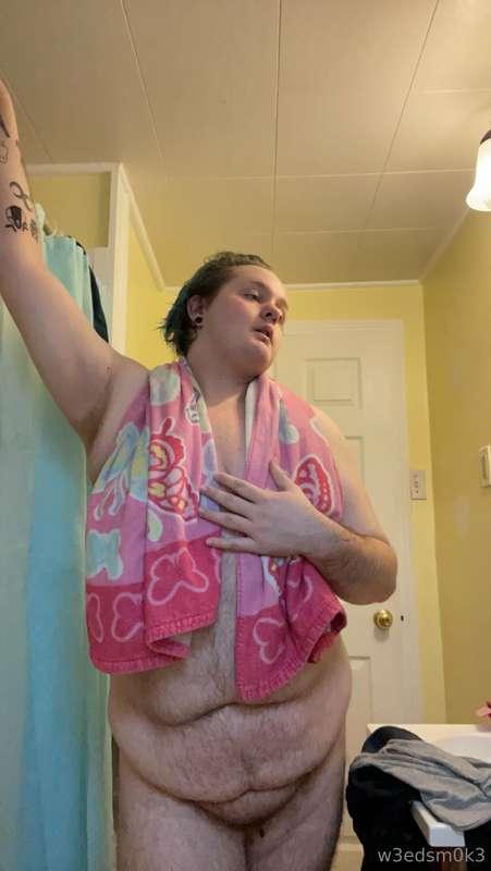 I just got out of the shower, but we could get back in it if..