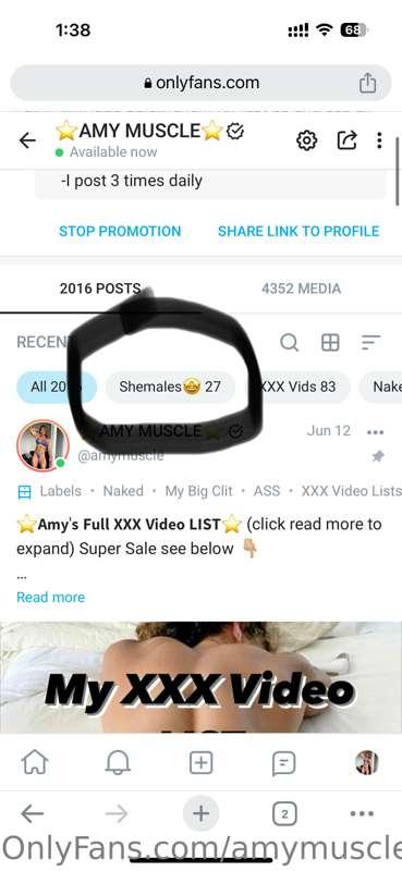 NEW “Shemale” folder added in the Tabs section

Here you can..