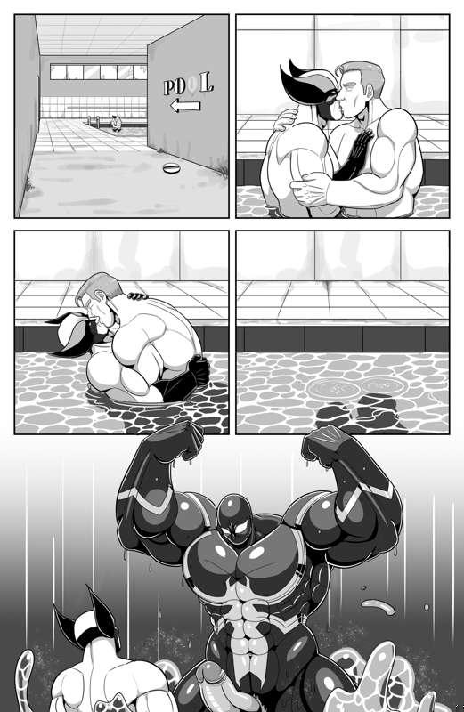 Venom X Wolverine Page 9 (Commision Work)