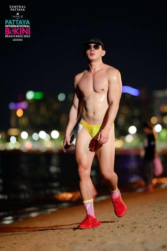 Pattaya bikini beach run 2023 🩷❤️❤️💜💛💚