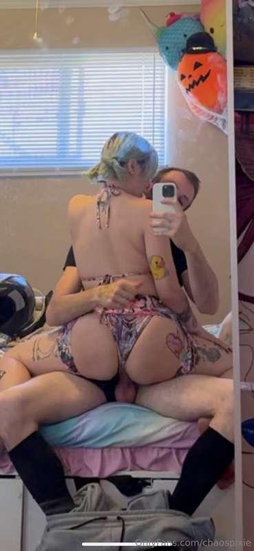 I fit so nicely in his lap 🤤