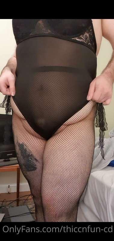 Just got some new fishnets. Who wants to rip them open and f..