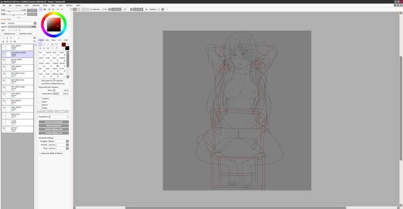 Progress on Aoba Kozue.