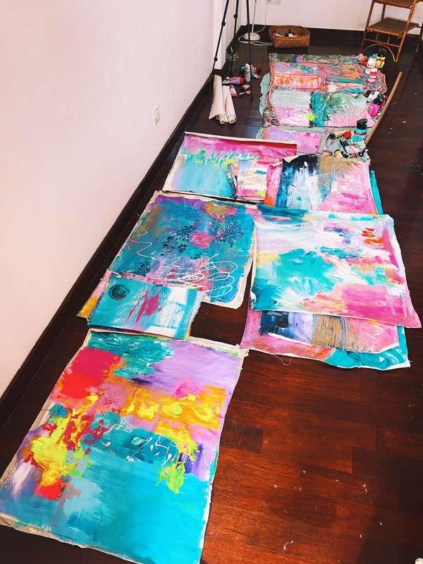 ULUWATU 2024 painting collection…Finishing up the final piec..