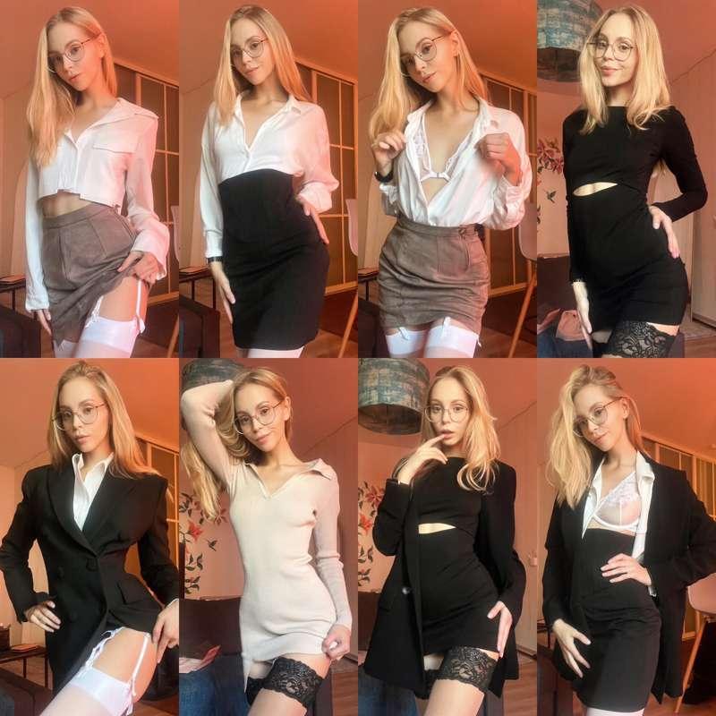 Help sexy Nikki get ready to the office! Chose the best look..