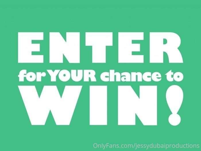 Enter to WIN!!!
**GRAND PRIZE **
A pair of my panties
An aut..