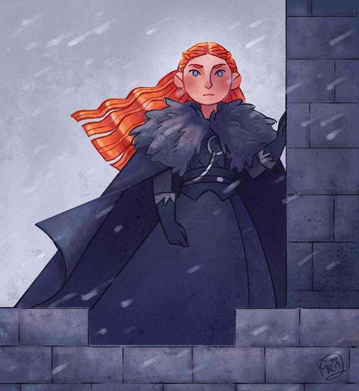 Sansa Stark - Process