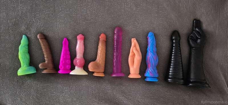 What do you think about my dildo collection? In order of dif..