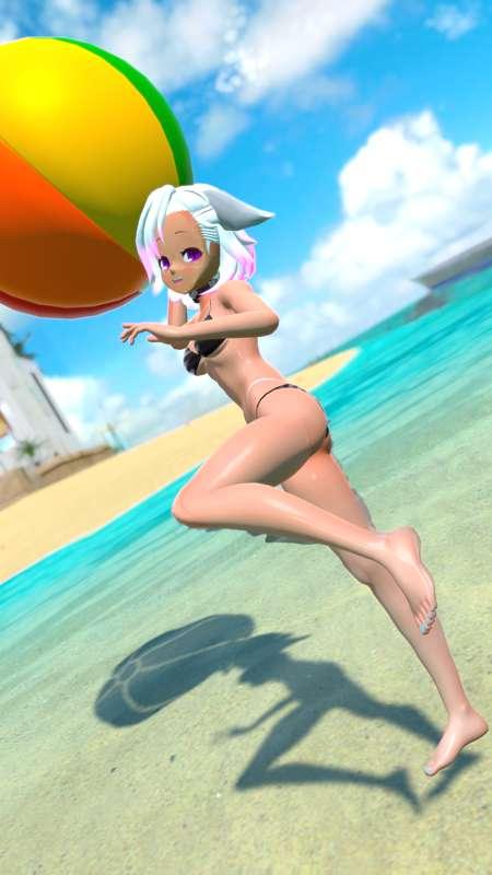 Tanned Beach Lone
