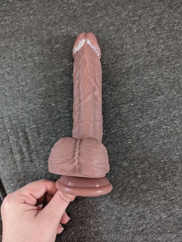 Little teaser of a future video I made riding my dildo until..